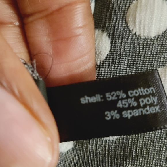 The Limited | Women's Sleeveless Gray and White Polka Dot Mini Dress (Size 6) - Picture 7 of 14